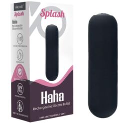 Comprar ARMONY - SPLASH HAHA BALA VIBRADORA SILICONA 10 VIBRACIONES 75 X 19 CM NEGRO al mejor precio - Envíos Discretos