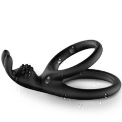 Comprar ARMONY - TENSY ANILLO DOBLE RABBIT NEGRO al mejor precio - Envíos Discretos