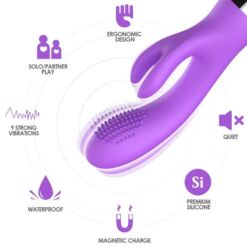 Comprar ARMONY - VIBRADOR RABBIT VIOLETA al mejor precio - Envíos Discretos