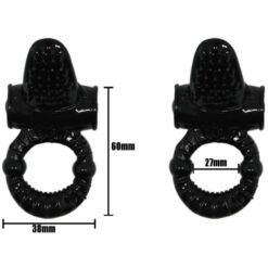 Comprar BAILE - SWEET RING ANILLO VIBRADOR CON RABBIT TEXTURADO al mejor precio - Envíos Discretos