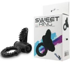 Comprar BAILE - SWEET RING ANILLO VIBRADOR CON RABBIT TEXTURADO al mejor precio - Envíos Discretos