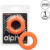 Comprar CALEXOTICS - ALPHA ANILLO PROLONG GRANDE NARANJA al mejor precio - Envíos Discretos