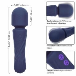 Comprar CALEXOTICS - CHARISMA ALLURE MASAJEADOR DOBLE MOTOR 12 FUNCIONES 17,25 CM X 4,5 CM MORADO al mejor precio - Envíos Discretos