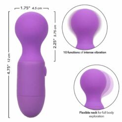 Comprar CALEXOTICS - FIRST TIME MASAJEADOR RECARGABLE 10 VIBRACIONES VIOLETA al mejor precio - Envíos Discretos