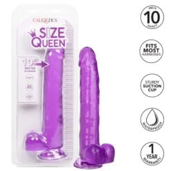 Comprar CALEXOTICS - SIZE QUEEN DILDO LILA 25.5 CM al mejor precio - Envíos Discretos