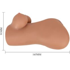 Comprar CRAZY BULL - HANNAH MASTURBADOR DOBLE VAGINA & ANO REALÍSTICOS MULATO al mejor precio - Envíos Discretos