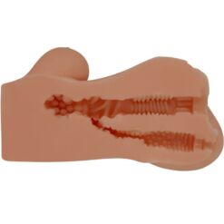 Comprar CRAZY BULL - HANNAH MASTURBADOR DOBLE VAGINA & ANO REALÍSTICOS MULATO al mejor precio - Envíos Discretos