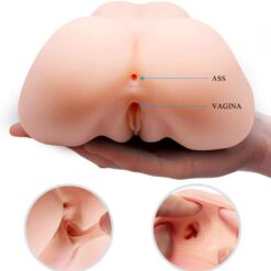 Comprar CRAZY BULL - VAGINA Y ANO REALÍSTICOS DOBLE VIBRACIÓN al mejor precio - Envíos Discretos
