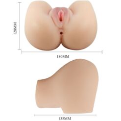 Comprar CRAZY BULL - VAGINA Y ANO REALÍSTICOS VIBRADOR MILA al mejor precio - Envíos Discretos