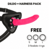 Comprar DELTA CLUB - TOYS ARNES + DILDO ROSA SILICONA MEDICA 17 CM -O- 3 CM al mejor precio - Envíos Discretos