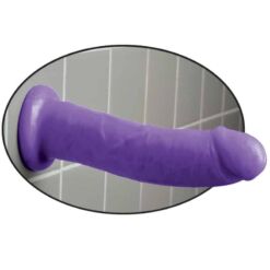 Comprar DILLIO - DILDO CON VENTOSA 20.32 CM LILA al mejor precio - Envíos Discretos