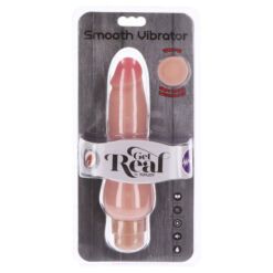 Comprar GET REAL - DUAL DENSITY SMOOTH VIBRADOR NATURAL al mejor precio - Envíos Discretos