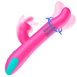 Comprar HAPPY LOKY - PLUTO RABBIT VIBRATOR & ROTATOR COMPATIBLE CON WATCHME WIRELESS TECHNOLOGY al mejor precio - Envíos Discretos