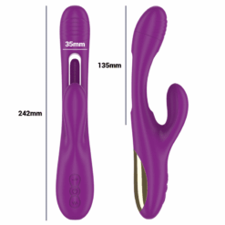 Comprar INTENSE - APOLO VIBRADOR MULTIFUNCIÓN RECARGABLE 7 VIBRACIONES CON LENGUA OSCILANTE MORADO al mejor precio - Envíos Discretos