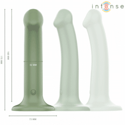 Comprar INTENSE - BECCA VIBRADOR CON VENTOSA 10 VIBRACIONES VERDE CONTROL REMOTO al mejor precio - Envíos Discretos