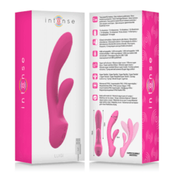 Comprar INTENSE - LUIGI VIBRADOR RABBIT SILICONA LIQUIDA ROSA al mejor precio - Envíos Discretos