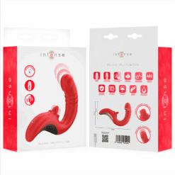Comprar INTENSE - PAULINA VIBRADOR & ESTIMULADOR EN FORMA DE U ROJO al mejor precio - Envíos Discretos