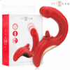 Comprar INTENSE - PAULINA VIBRADOR & ESTIMULADOR EN FORMA DE U ROJO al mejor precio - Envíos Discretos