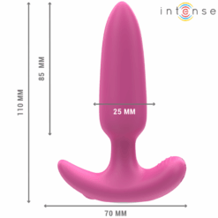 Comprar INTENSE - ROSS PLUG ANAL 10 VIBRACIONES ROSA CONTROL REMOTO al mejor precio - Envíos Discretos