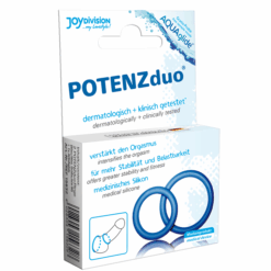 Comprar JOYDIVISION POTENZDUO - ANILLOS PARA PENE AZUL - M al mejor precio - Envíos Discretos