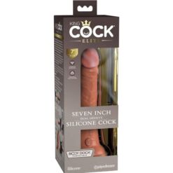 Comprar KING COCK - ÉLITE DILDO REALÍSTICO SILICONA 17.8 CM CARAMELO al mejor precio - Envíos Discretos