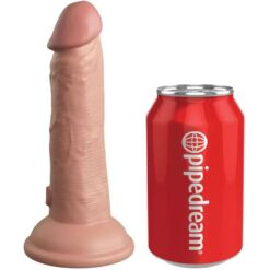 Comprar KING COCK - ÉLITE DILDO REALÍSTICO VIBRADOR & SILICONA 15.2 CM al mejor precio - Envíos Discretos