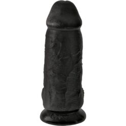 Comprar KING COCK - PENE REALÍSTICO CHUBBY 23 CM NEGRO al mejor precio - Envíos Discretos