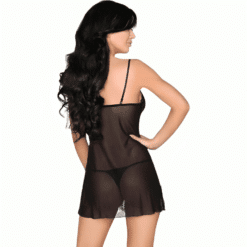 Comprar LIVCO CORSETTI FASHION - LUISE 1710 BABYDOLL + TANGA NEGRO L al mejor precio - Envíos Discretos