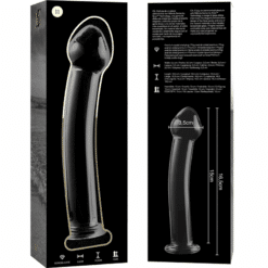 Comprar NEBULA SERIES BY IBIZA - MODELO 11 DILDO CRISTAL TRANSPARENTE 16 CM -O- 3 CM al mejor precio - Envíos Discretos