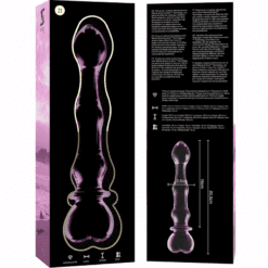 Comprar NEBULA SERIES BY IBIZA - MODELO 21 DILDO CRISTAL ROSA 20.5 CM -O- 3.5 CM al mejor precio - Envíos Discretos