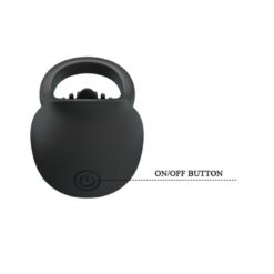 Comprar PRETTY LOVE - ANILLO VIBRADOR PARA PENE CON LENGUA NEGRO al mejor precio - Envíos Discretos