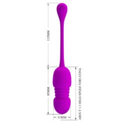 Comprar PRETTY LOVE - CALLIE HUEVO VIBRADOR RECARGABLE MORADO al mejor precio - Envíos Discretos