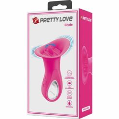 Comprar PRETTY LOVE - CLYDE VIBRADOR ORAL LENGUA VIBRADORA 12 VIBRACIONES ROSA al mejor precio - Envíos Discretos
