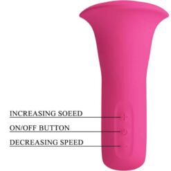 Comprar PRETTY LOVE - CLYDE VIBRADOR ORAL LENGUA VIBRADORA 12 VIBRACIONES ROSA al mejor precio - Envíos Discretos