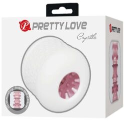 Comprar PRETTY LOVE - CRYSTLE MASTURBADOR MASCULINO BLANCO al mejor precio - Envíos Discretos