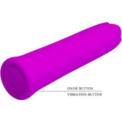 Comprar PRETTY LOVE - CURTIS MINI VIBRADOR SUPER POWER 12 VIBRACIONES SILICONA VIOLETA al mejor precio - Envíos Discretos