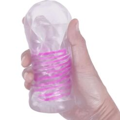 Comprar PRETTY LOVE - MASTURBADOR MASCULINO FANTASY ESPIRAL INTERNA Y BOLAS TRANSPARENTE al mejor precio - Envíos Discretos