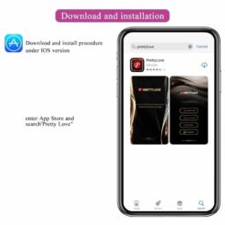 Comprar PRETTY LOVE - NYMPH HUEVO VIBRADOR CONTROLADO POR APP LILA al mejor precio - Envíos Discretos