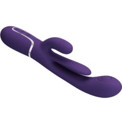 Comprar PRETTY LOVE - SHANIA TRIPLE VIBRADOR RABBIT MULTIFUNCIÓN MORADO al mejor precio - Envíos Discretos