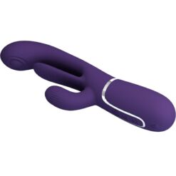 Comprar PRETTY LOVE - SHANIA TRIPLE VIBRADOR RABBIT MULTIFUNCIÓN MORADO al mejor precio - Envíos Discretos