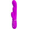 Comprar PRETTY LOVE - SHANIA TRIPLE VIBRADOR RABBIT MULTIFUNCIÓN ROSA al mejor precio - Envíos Discretos