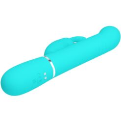 Comprar PRETTY LOVE - VIBRADOR COALE RABBIT PERLAS VERDE AGUA al mejor precio - Envíos Discretos