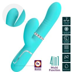 Comprar PRETTY LOVE - VIBRADOR PUNTO G MULTIFUNCIÓN VERDE AGUA al mejor precio - Envíos Discretos