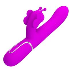 Comprar PRETTY LOVE - VIBRADOR RABBIT MULTIFUNCIÓN 4 EN 1 MARIPOSA FUCSIA al mejor precio - Envíos Discretos