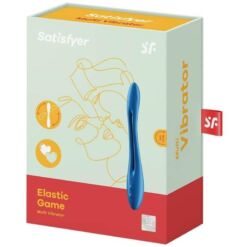 Comprar SATISFYER - ELASTIC GAME MULTI VIBRADOR AZUL al mejor precio - Envíos Discretos