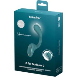 Comprar SATISFYER - G FOR FODDES 2 VIBRADOR RABBIT VERDE al mejor precio - Envíos Discretos