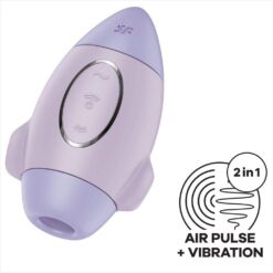 Comprar SATISFYER - MISSION CONTROL LILA VIBRADOR PEQUEÑO DE DOBLE IMPULSO al mejor precio - Envíos Discretos