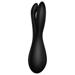 Comprar SATISFYER - THREESOME 2 VIBRADOR NEGRO al mejor precio - Envíos Discretos