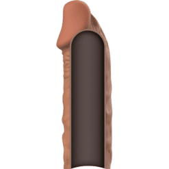 Comprar VIRILXL - EXTENSIÓN DE PENE LIQUID SILICONE V5 MARRÓN al mejor precio - Envíos Discretos