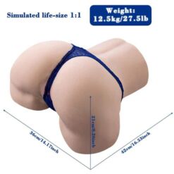 Comprar XISE - GINA MASTURBADOR VAGINA REALÍSTICO MULTIPOSICIÓN CON VIBRACIÓN Y CONTROL REMOTO al mejor precio - Envíos Discretos